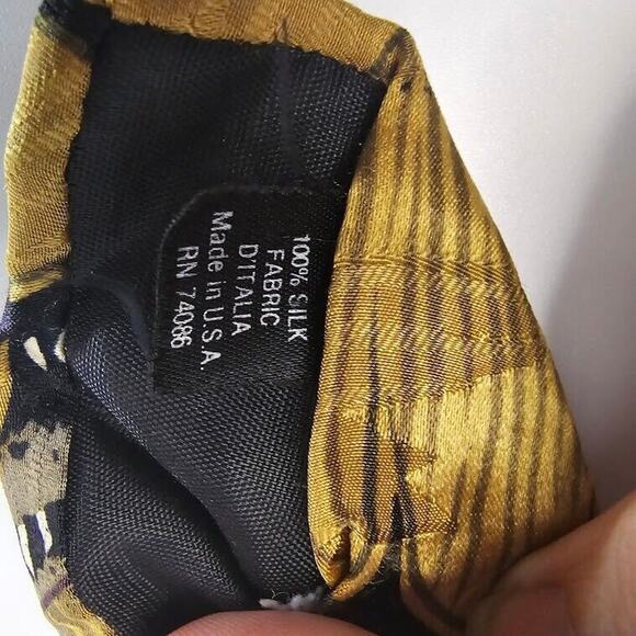 Neck Tie 100% Silk Screenplay By Martin Wong 4"x58" Multicolored Abstract Floral - Picture 5 of 6